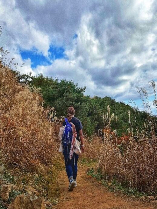 Stacey dbs hiking in Daegu-Vacation habits at home